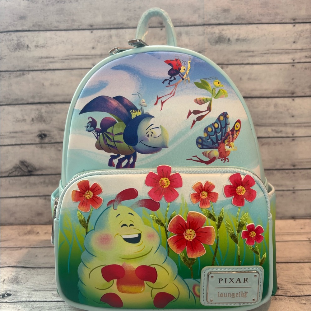 Loungefly Pixar A Bugs Life Earth Day - Green and Red